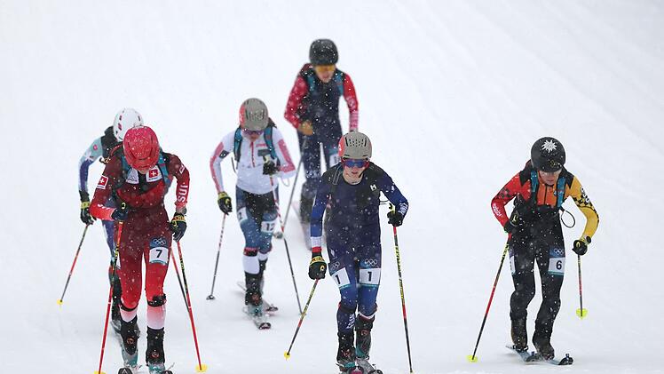 Beim olympischen Skimo geht es rasant zu.