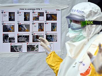 Ebola-Schulung in Br&uuml;ssel