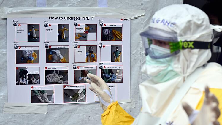 Ebola-Schulung in Br&uuml;ssel