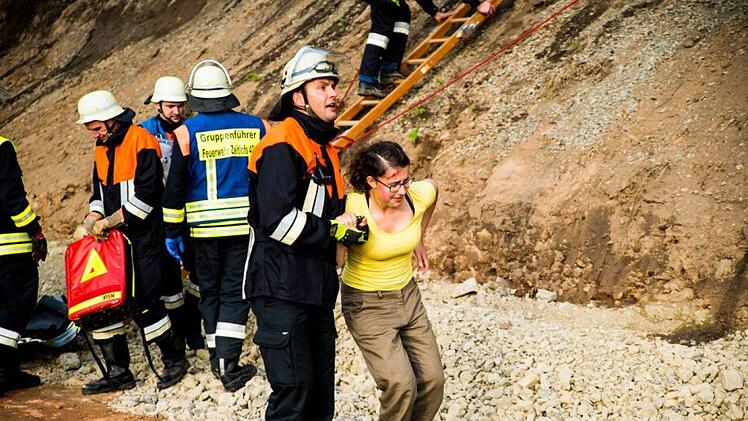 Zwischen Rupboden und Eckarts wurde die Feuerwehr zu einer nicht angek&uuml;ndigten &Uuml;bung alarmiert. Foto: Benedikt Stelzner