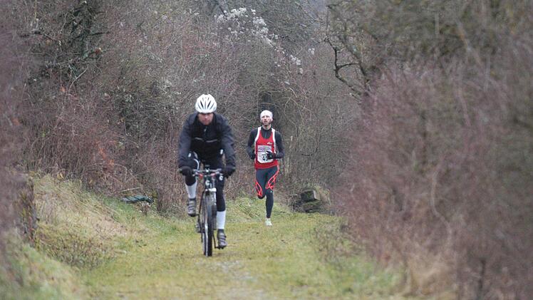 Auf der Strecke (Gesamtsieger Matthias Krah).