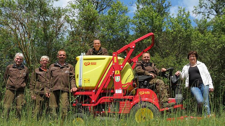Das Team mit Chefin (von links): Wolfgang Miller, Bernd Neubig, Winfried Gigla, Gerhard Schmitt, Stefan Patricia Schießer Foto: Doris Bauer