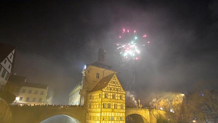 Silvester 2019/2020 in Bamberg. Foto: Ronald Rinklef