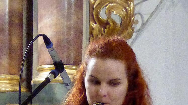 Wibraphon-Konzert im Kloster Altstadt Hammelburg mit Solistin Lena Brendel.Foto: Gerhild Ahnert