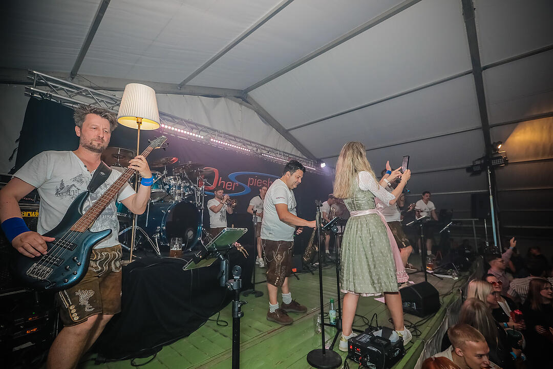 Es herrschte beste Stimmung beim Bierfest!