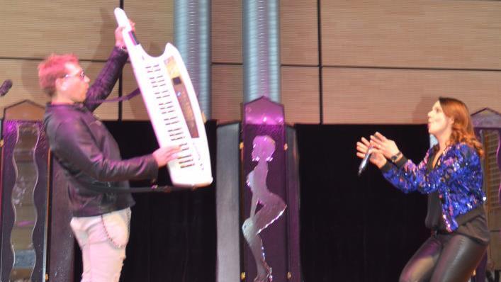 Das Duo Edelmeer war aus München angereist. Tobias und Sabine sind im Landkreis Kronach aufgewachsen und lieben heute noch den Frankenwald.K.-H. Hofmann