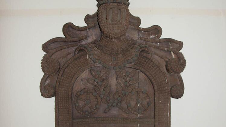 Das Wappen ist heute im städtischen Depot eingelagert.