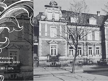 Dieses Haus in der Bahnhofstraße 42/44 wurde 1974 trotz heftigen Widerstands abgerissen. Es musste dem Neubau der HUK Coburg weichen. Foto: privat