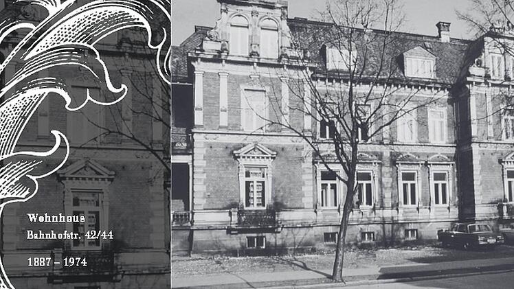 Dieses Haus in der Bahnhofstraße 42/44 wurde 1974 trotz heftigen Widerstands abgerissen. Es musste dem Neubau der HUK Coburg weichen. Foto: privat