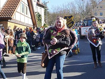 Faschingszug in Zeitlofs. Foto: Marion Eckert