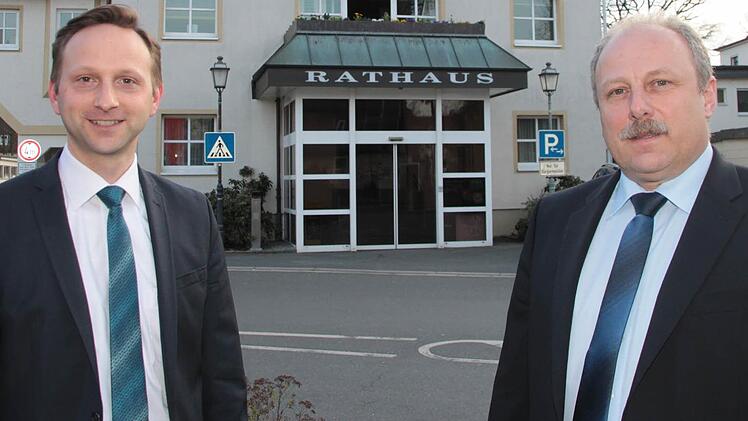 Sie kämpfen um den Einzug ins Rathaus: Robert Bosch (CSU, links) und Jürgen Karg (SPD). Foto: Jürgen Gärtner
