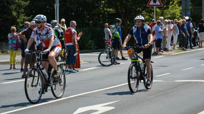 BR-Radltour macht Halt in Münnerstadt Foto: Björn Hein
