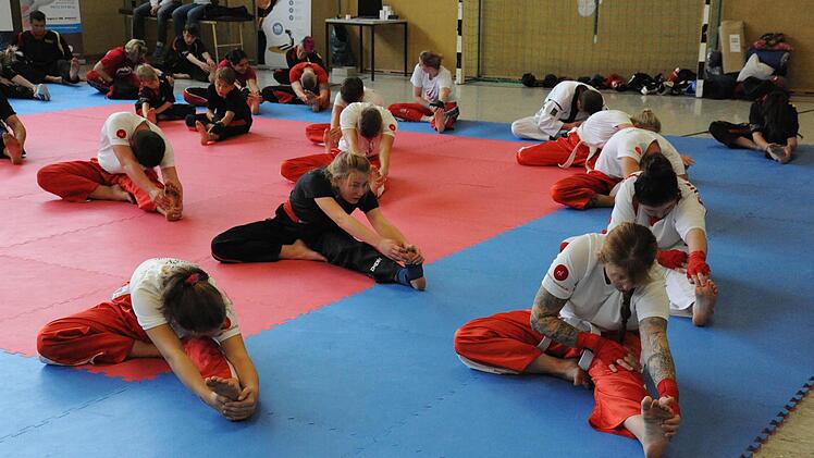Beim Kampfsport-Training in Rannungen. Foto: Hopf