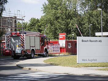 Die Feuerwehr war schnell vor Ort in Augsfeld.René Ruprecht