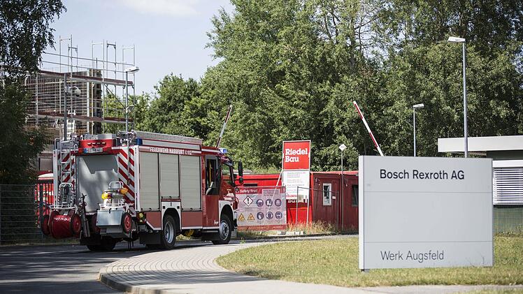 Die Feuerwehr war schnell vor Ort in Augsfeld.René Ruprecht