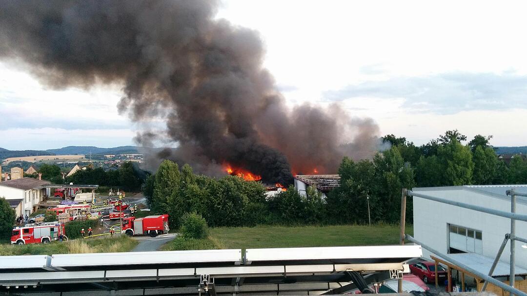 In Marktzeuln ist es in einer Kart-Bahn zu einer Verpuffung gekommen. Ein Mann wurde schwer verletzt.
