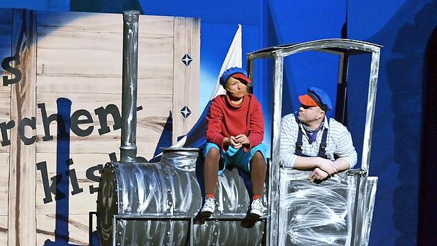 Jim Knopf und Lukas beehren Bamberg. Der Kartenvorverkauf f&uuml;r die Auff&uuml;hrung am 18. M&auml;rz 2018 hat begonnen. Foto: Christian Doll