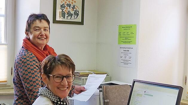 Maria Gerstner (links) und Manuela Mähringer.  Foto: Heike Schülein