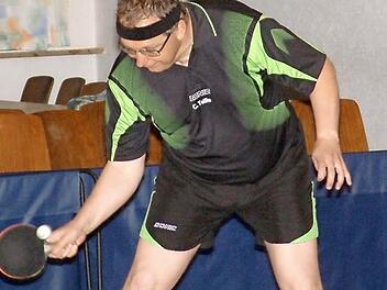 Christoph Teille von der TS Kronach war in der Oberfrankenliga unter 99 eingesetzten Spielern mit einer Einzelbilanz von 23:13 der Viertbeste. Foto: Hans Franz
