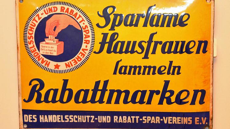 Werbung vor 50 Jahren.Foto: Werner Vogel
