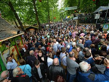 Insgesamt gab es weniger Straftaten auf dem Berg in Erlangen. Foto: Ronald Rinklef.