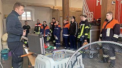 Ausbildung im Münnerstädter Gerätehaus