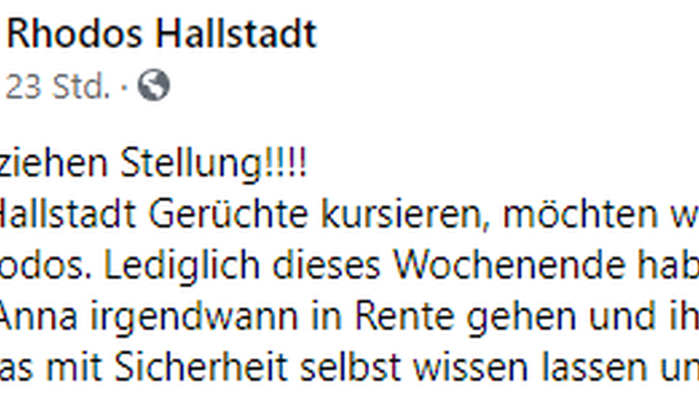 Das griechische Restaurant Rhodos in Hallstadt ist diese Woche geschlossen. Deshalb kursieren nun Ger&uuml;chte um den Griechen.