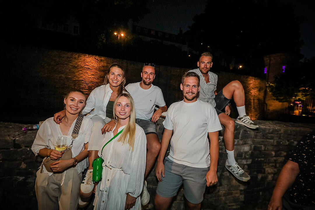 Beste Stimmung beim Stadtfest in Schweinfurt.