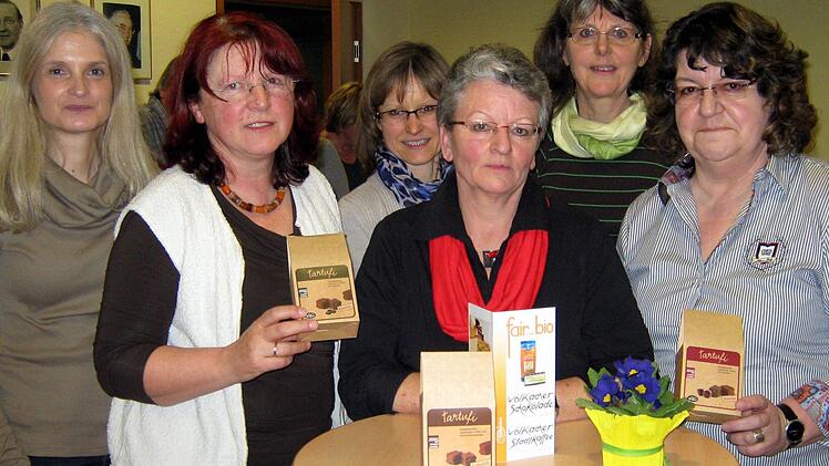 Der Vorstand des Eine-Welt-Vereins ist gewählt. Das Team bilden Renate Schneider, Gudrun Häfel-Mahler, Margit Zimmermann, Vorsitzende Carola Peterwitz, Verena Martin-Saxer und Irene Voit.