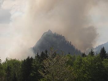 Waldbrand am Saur&uuml;sselkopf