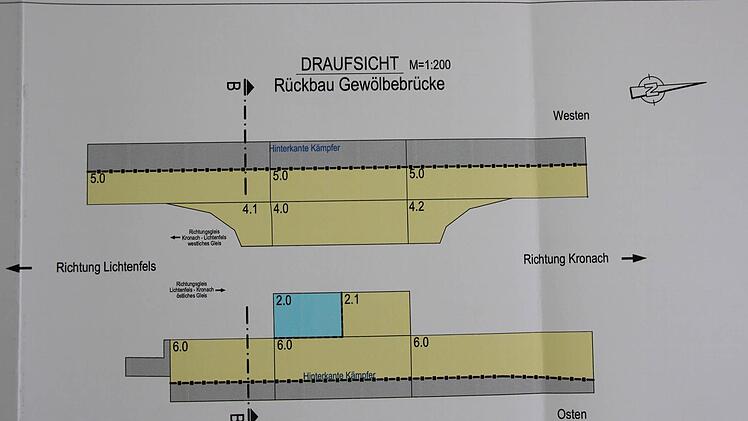Die Teile werden der Nummerierung folgend entfernt.  Foto: Friedwald Schedel