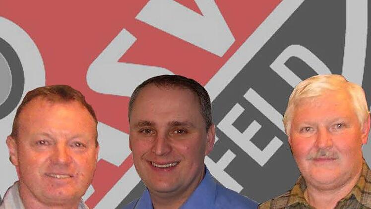 Nachdem der dreiköpfige Vorstand des ASV Hollfeld - von links: Vorsitzender Alfred Arnold, 3. Vorsitzender Harald Hoch und 2. Vorsitzender Heinz Weggel - vergangene Woche zurückgetreten ist, werden nächsten Dienstag die Mitglieder informiert. Bei der Versammlung im Sportheim soll eine neue Führungsriege gefunden werden.  Fotos: Archiv