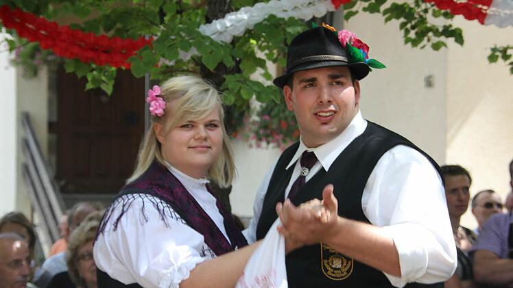 David Martin ist zum zehnten Mal mit dabei. Mit im Bild: sein Mädchen, Eva Söllner.  Foto: Veronika Schadeck