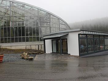 Mit dem Bistro, das an das Tropenhaus "Klein Eden" direkt angrenzt, wurde nun für Einheimische und für die Besucher eine Einkehrmöglichkeit geschaffen. Veronika Schadeck