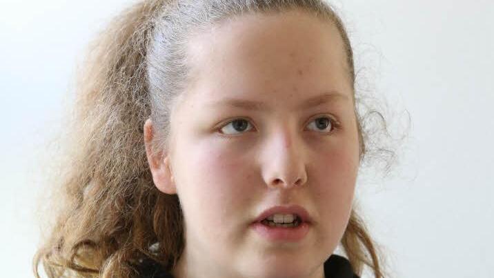 Elena findet, dass wir wegen der Flüchtlinge nicht in einer Krise stecken. Foto: Barbara Herbst