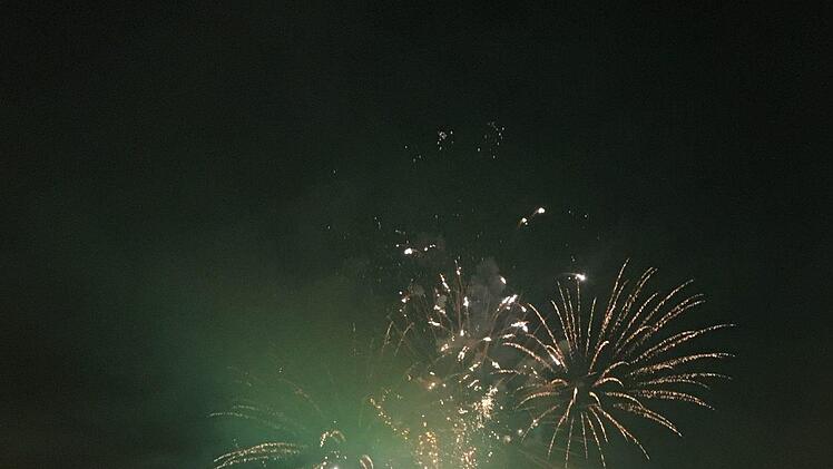 Eindrücke vom Rakoczy-Feuerwerk. Foto: Ralf Ruppert