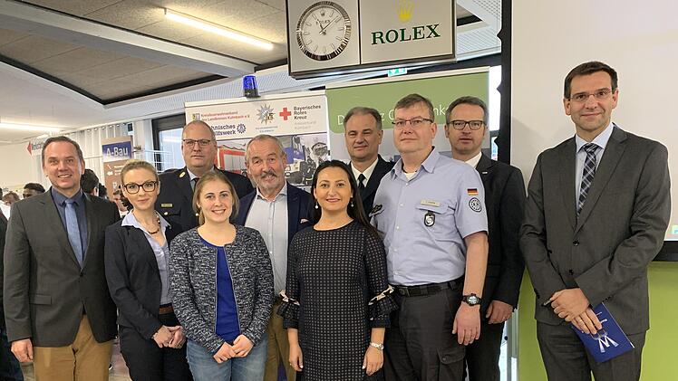 Er&ouml;ffnung der Blaulichtwochen am beruflichen Schulzentrum in Kulmbach. Foto: Sonny Adam