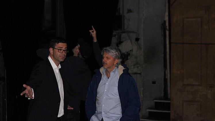 Intendant Bodo Busse (links) und Schauspieldirektor Matthias Straub