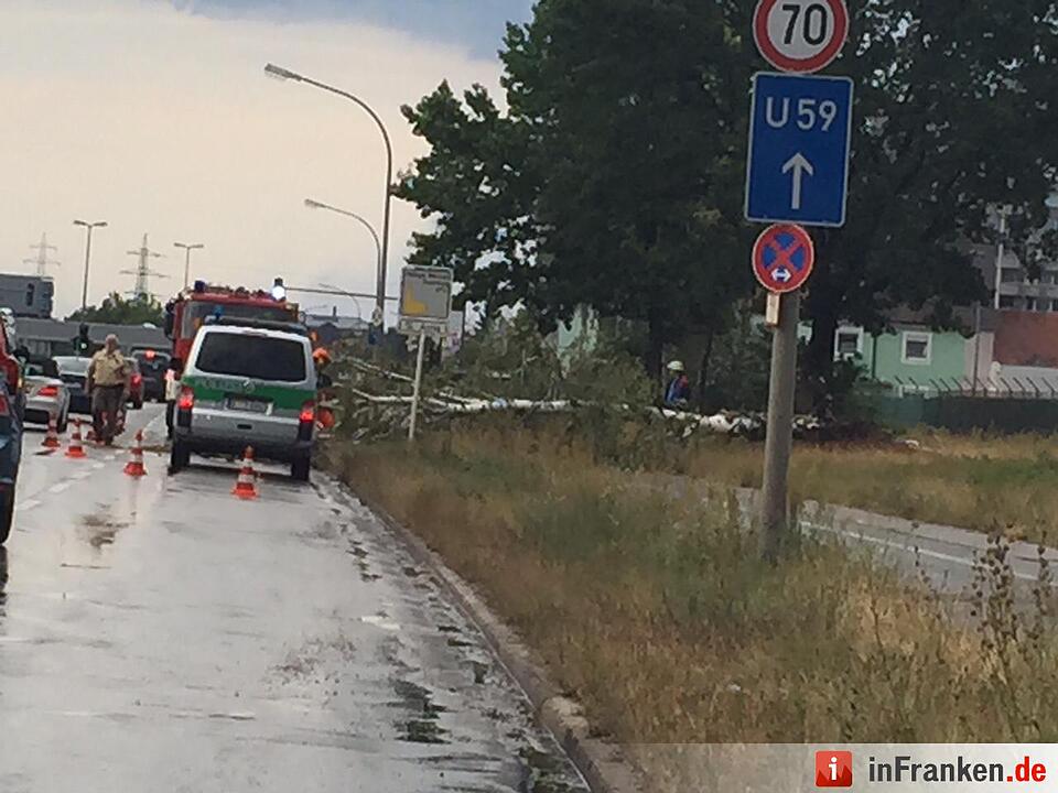 Gewitter in Franken am Mittwoch