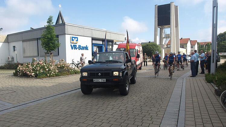 Start zur Tour nach Douvres-la-Délivrande.