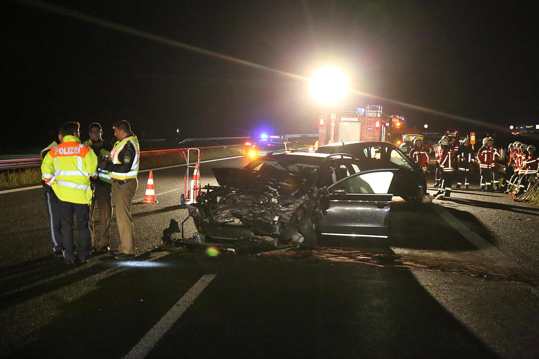 Kettenreaktion auf der A9: vier Menschen verletzt