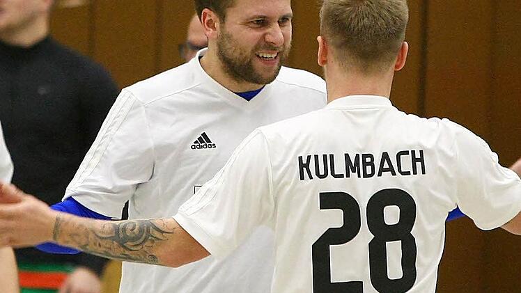 Patrick Werther und Marcell Münch waren zufrieden mit der Leistung ihrer Mannschaft. Foto: Monika Limmer