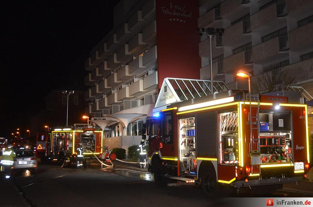 Hotelbrand in Bad Kissingen: 130 Gäste evakuiert