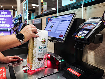 Rewe - Selbstbedienungskasse