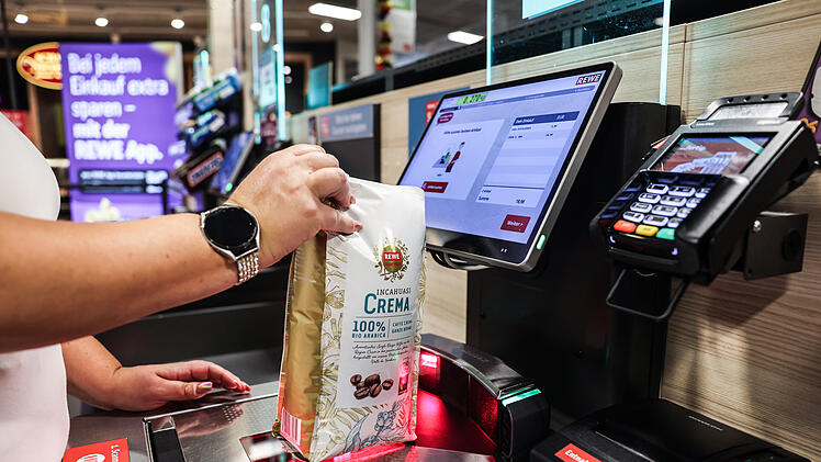 Rewe - Selbstbedienungskasse