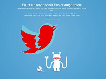 Screenshot der Twitter-Startseite am Dienstagmorgen. Fotocollage: Stefan reinmann