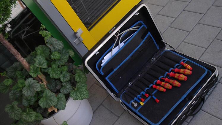 Bis zuletzt wurde gearbeitet.Foto: Anette Schreiber