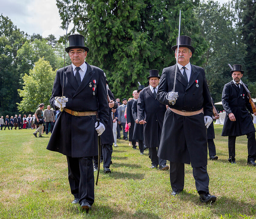 Heimf&uuml;hrung der Braut des F&uuml;rsten Castell-R&uuml;denhausen