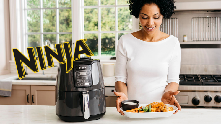 Der Ninja Airfryer überzeugt mit schneller Heißluftzirkulation für knusprige Ergebnisse ohne viel Öl. Ideal für eine gesunde und zeitsparende Küche.