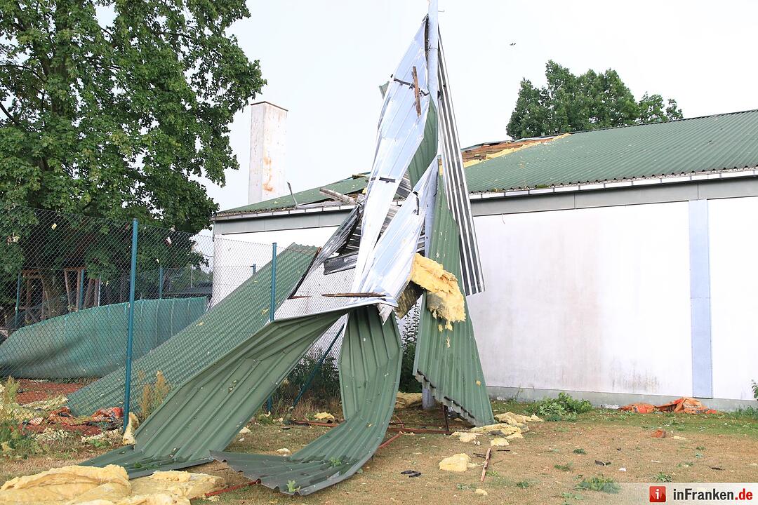 Massive Schäden nach Sturm in Bamberg